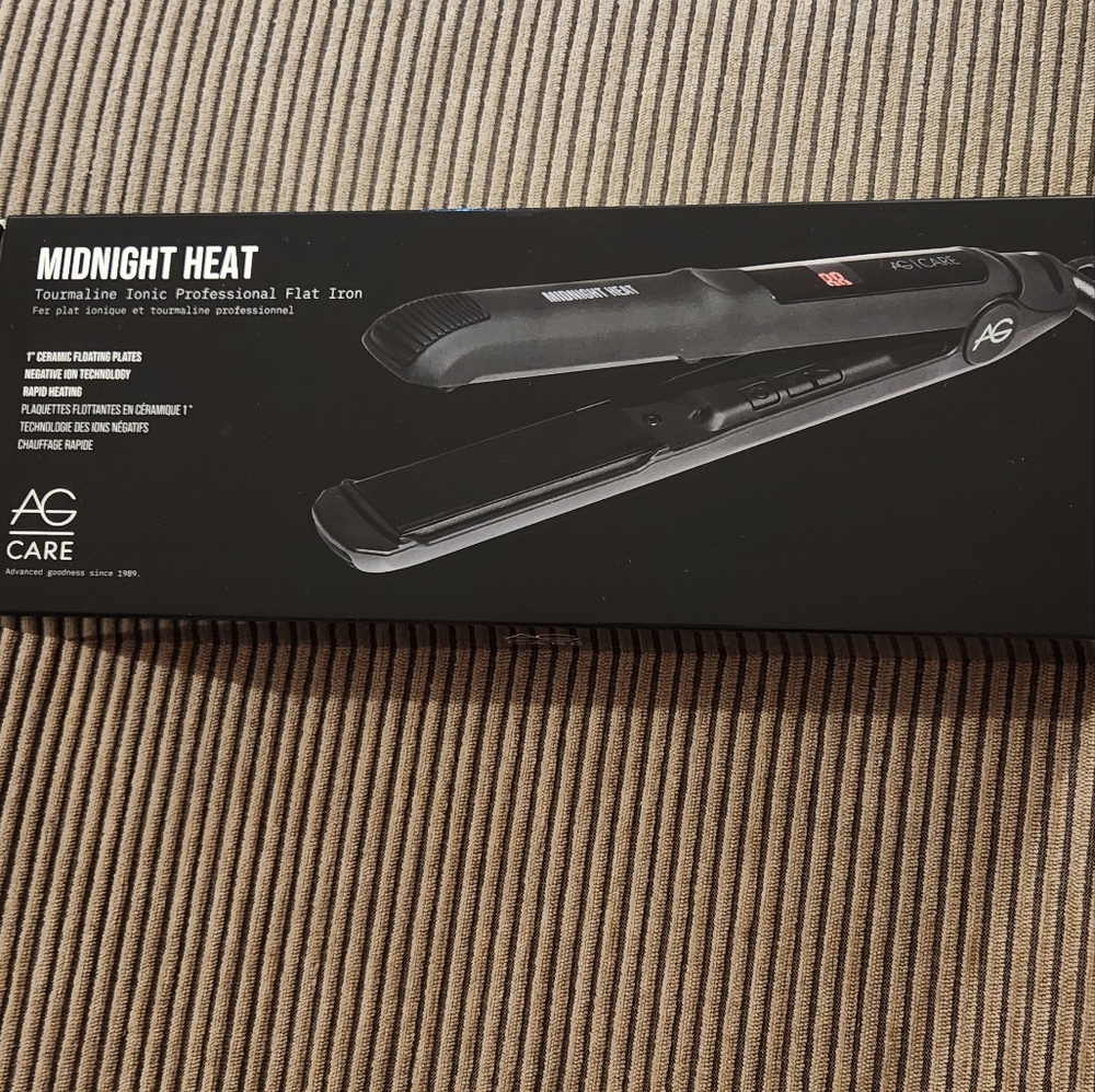 AG midnight heat flat iron
